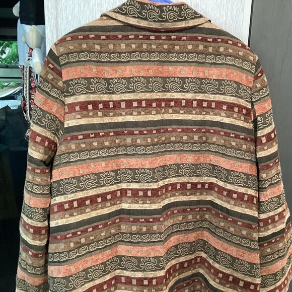 NWOT. Alfred Dunner Brand Women’s Size 18W Tapestry L//S Jacket - Picture 4 of 10